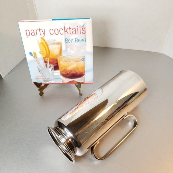 Vintage Oneida Silver Plate Cocktail Martini / Drink Pitcher - Picture 7 of 14